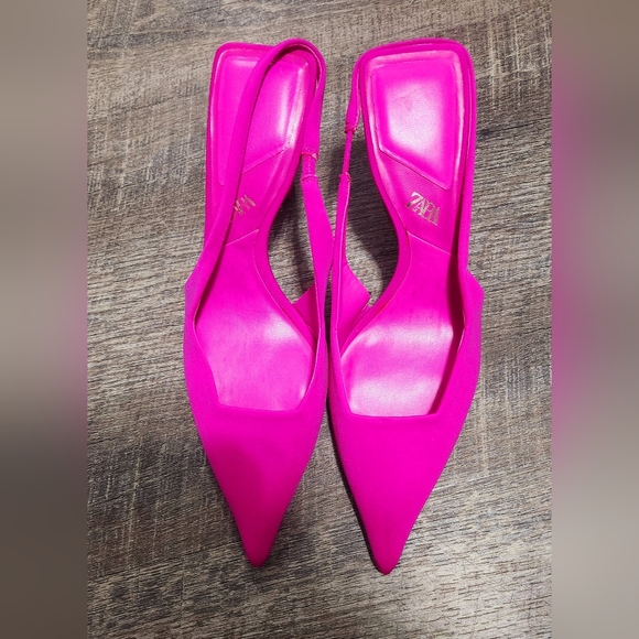 Zara Shoes - Zara Pink Heels